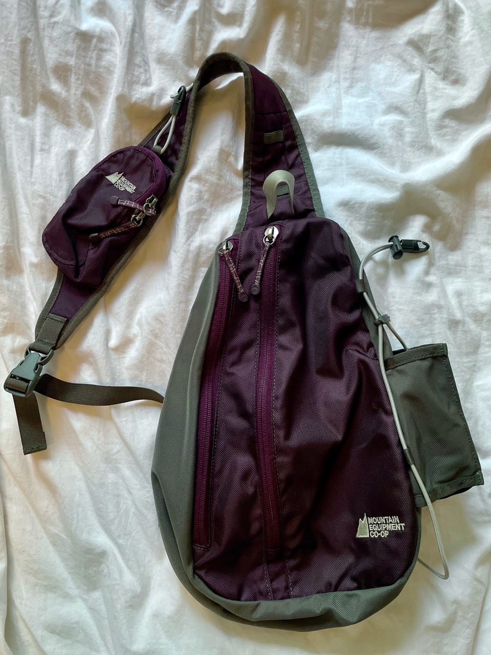 MEC Burgundy Sling Bag